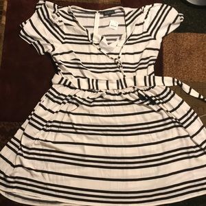Eloquii Plus Size Striped Sheath Dress